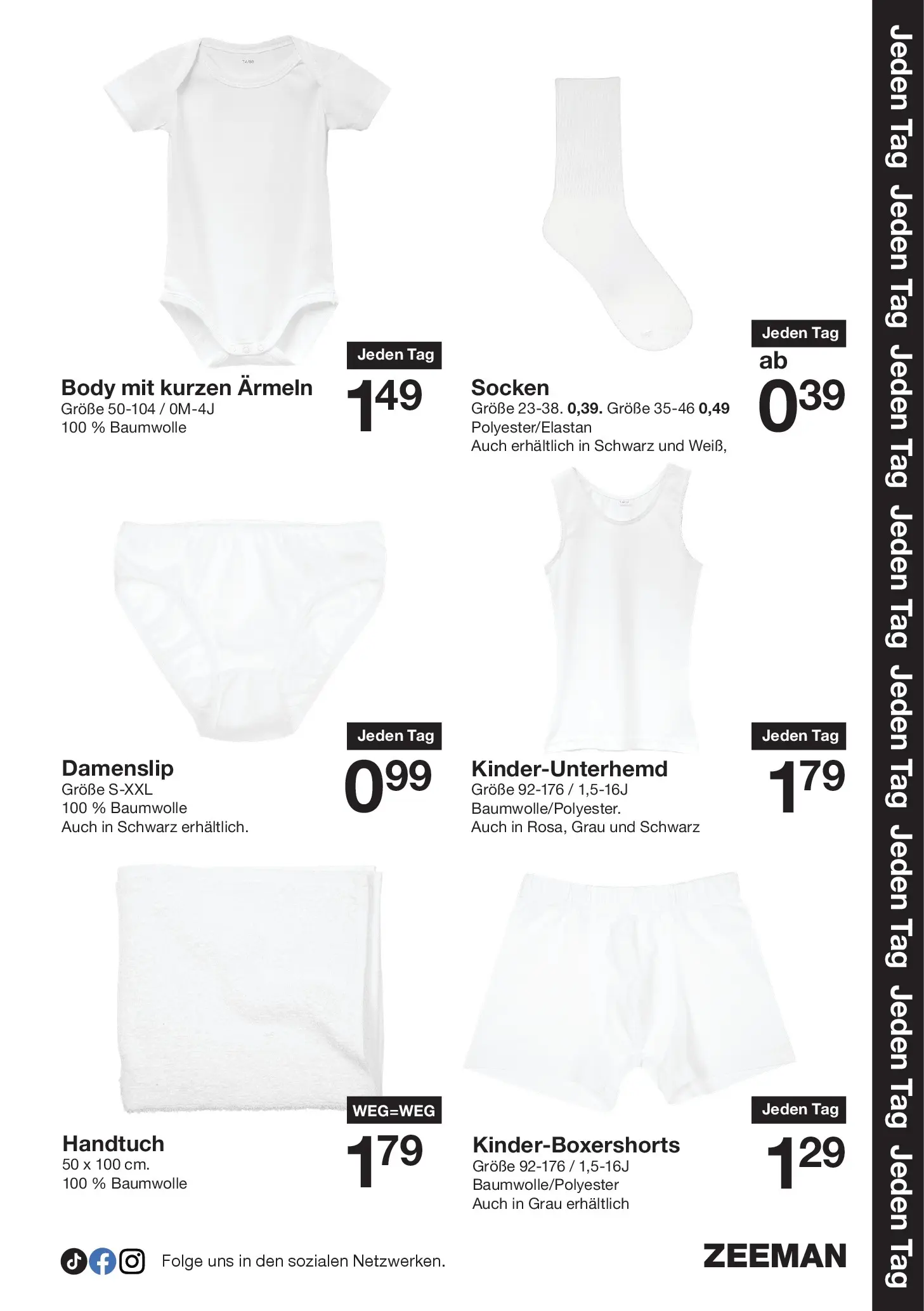 Zeeman - Wochen Angebote (ab 21.11.2025) zum Blättern | Seite: 3 | Produkte: Socken