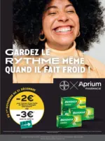 Aprium Pharmacie GARDEZ LE RYTHME M&Ecirc;ME QUAND IL FAIT FROID ! - au 31.12.2025