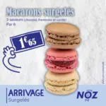 Noz Macarons surgelés - au 27.11.2025