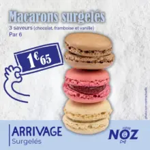 Macarons surgelés