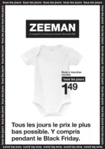 Zeeman Tous les jours le prix le plus bas possible. Y compris pendant le Black Friday. - au 05.12.2025