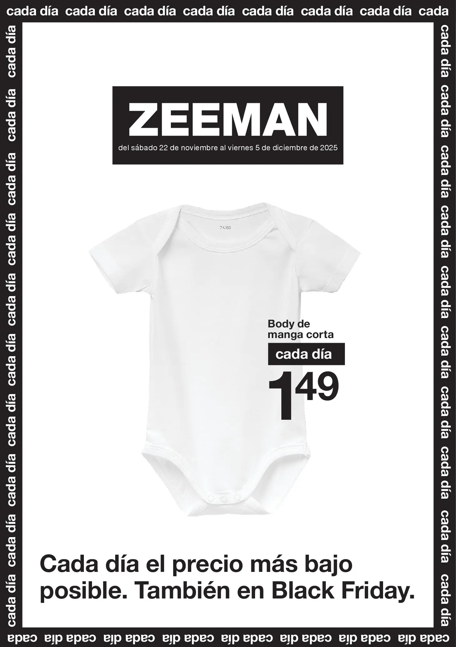 Ofertas - Folleto ZEEMAN 【Noviembre】 | Página: 1 | Productos: Body