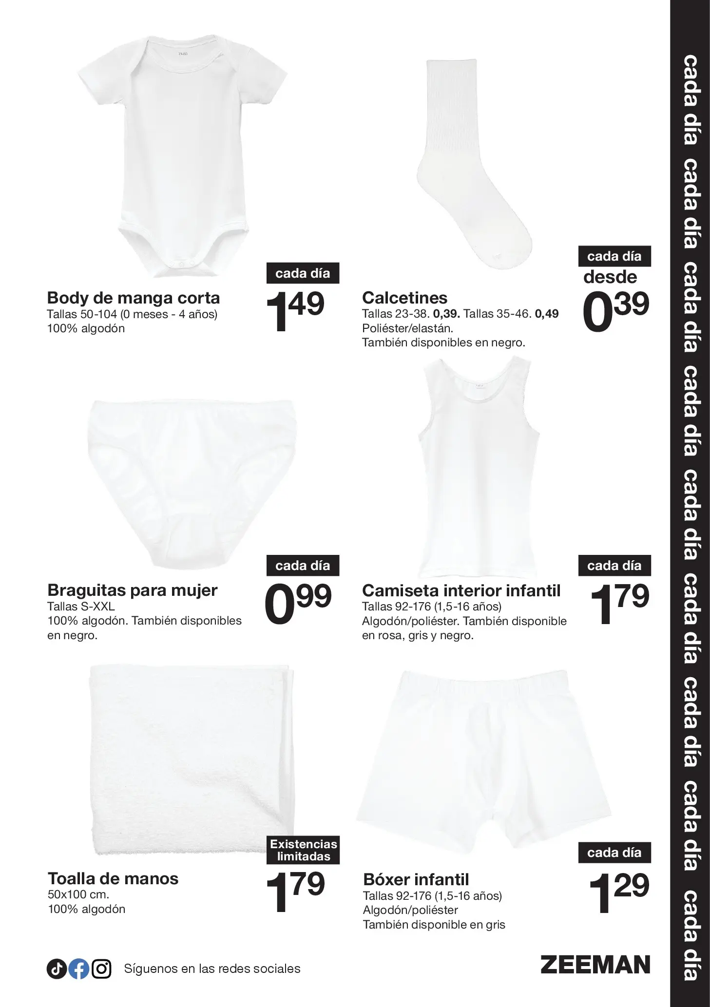 Ofertas - Folleto ZEEMAN 【Noviembre】 | Página: 3 | Productos: Toalla de manos, Body