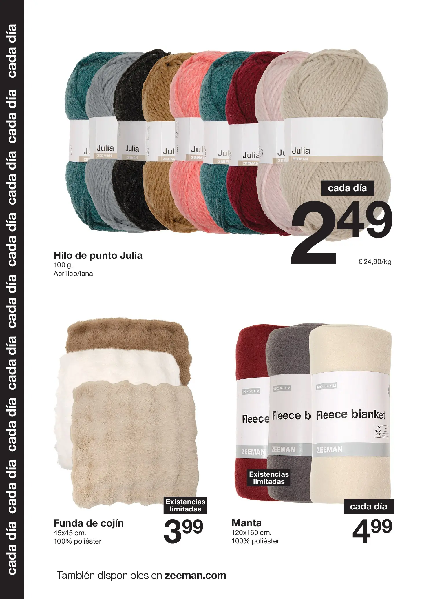 Ofertas - Folleto ZEEMAN 【Noviembre】 | Página: 16 | Productos: Manta, Funda, Funda de cojín, Cojín