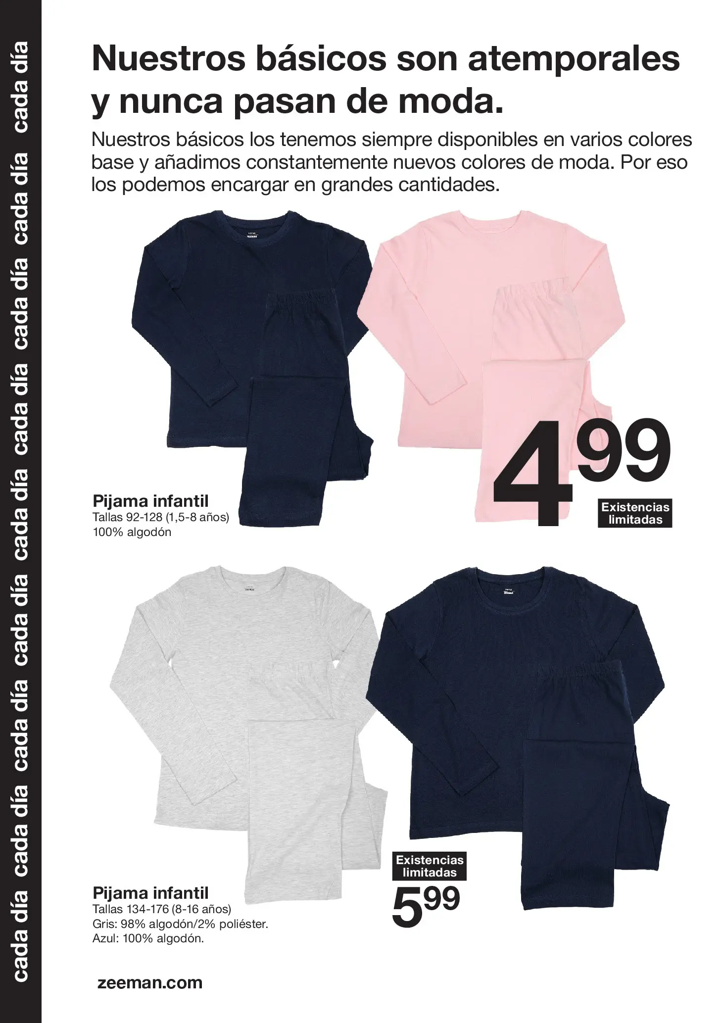 Ofertas - Folleto ZEEMAN 【Noviembre】 | Página: 18 | Productos: Pijama, Pijama infantil