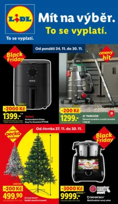 Náhled letáku Lidl Black Friday od 24.11.2025