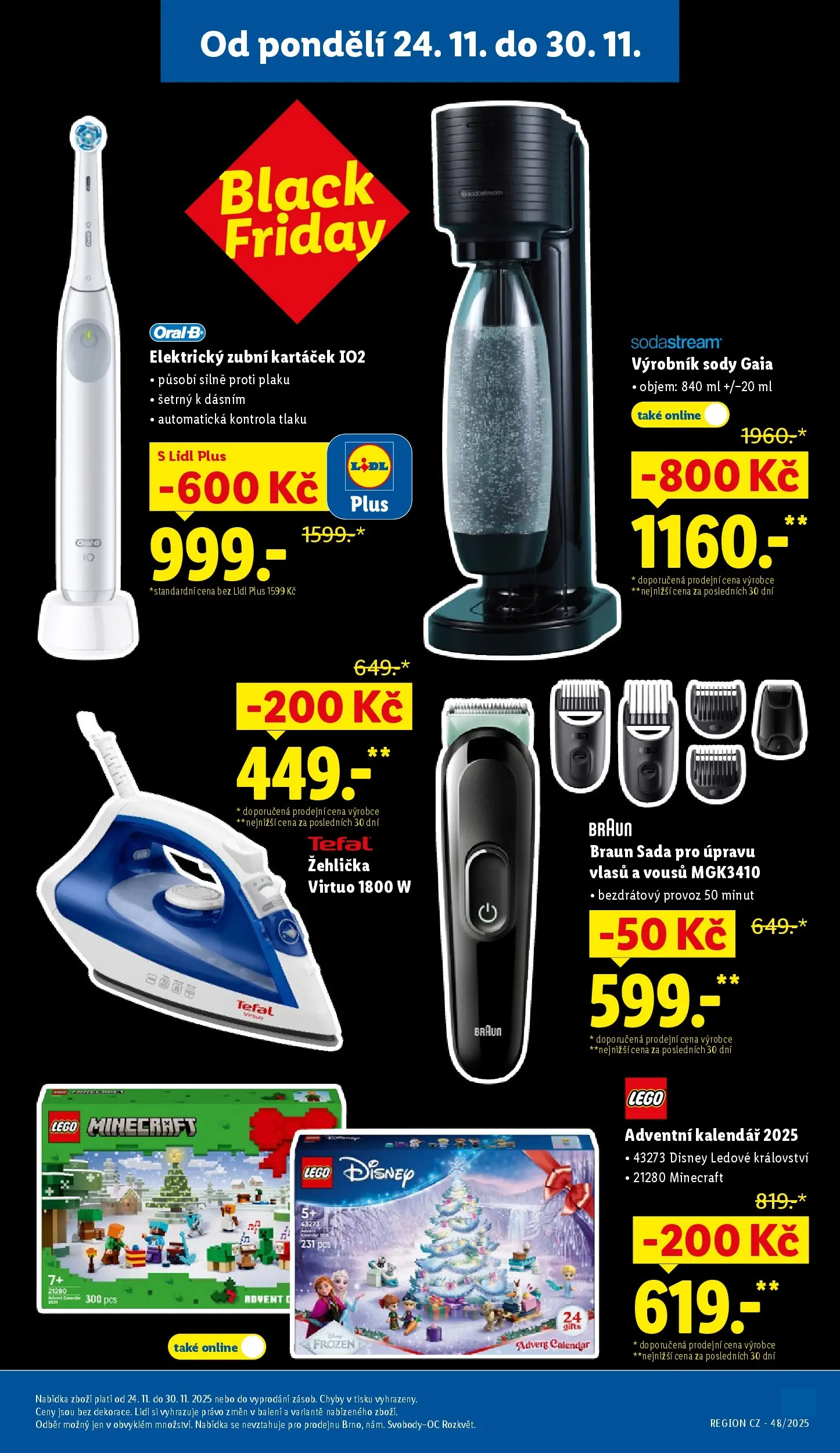 Lidl leták od 23.11.2025 - Nový akční leták | Strana: 9 | Produkty: Zubní kartáček, Adventní kalendář, Sodastream, Elektrický zubní kartáček