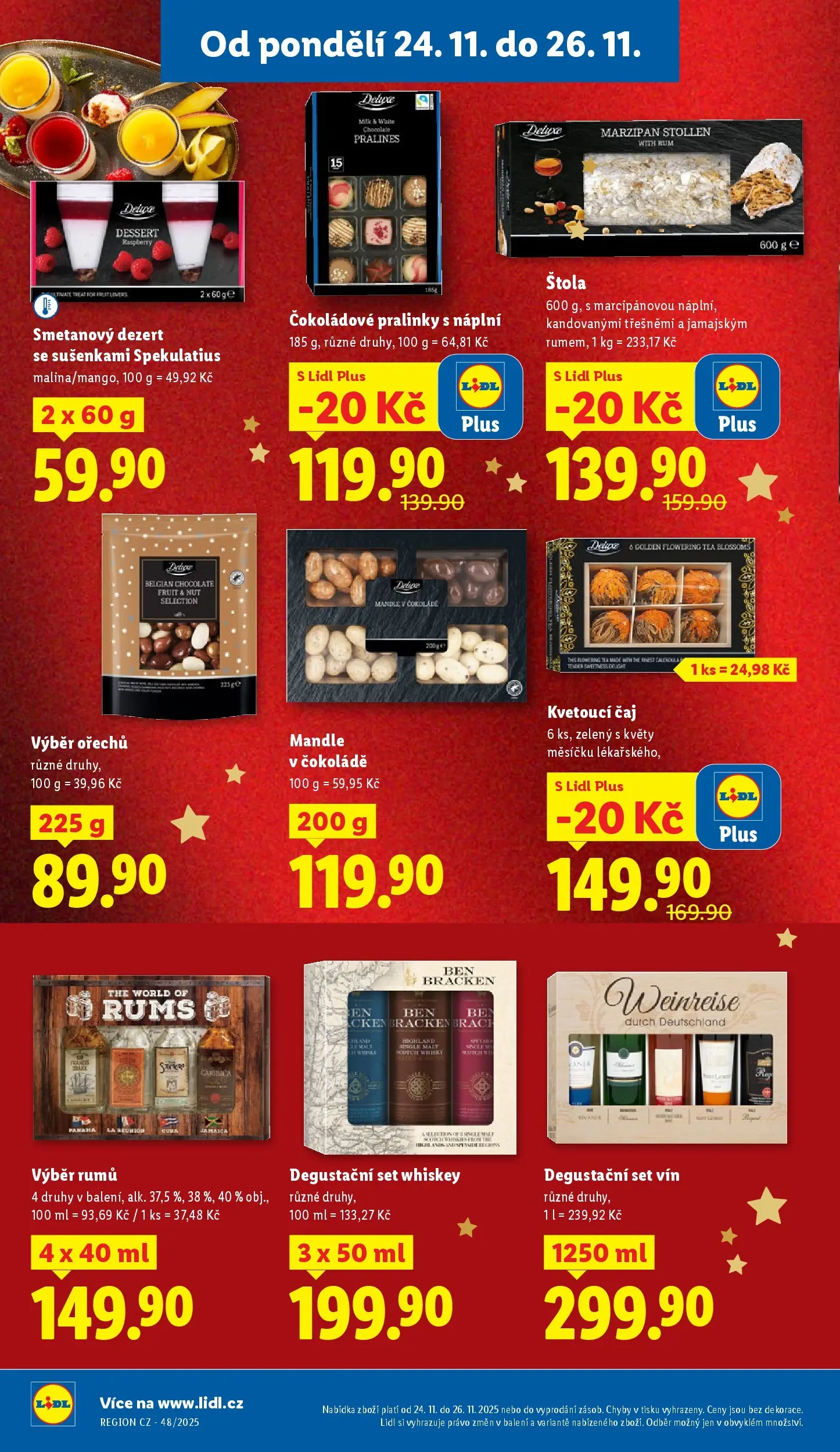 Lidl leták od 23.11.2025 - Nový akční leták | Strana: 20 | Produkty: Rum, Deluxe, Mandle, Spekulatius