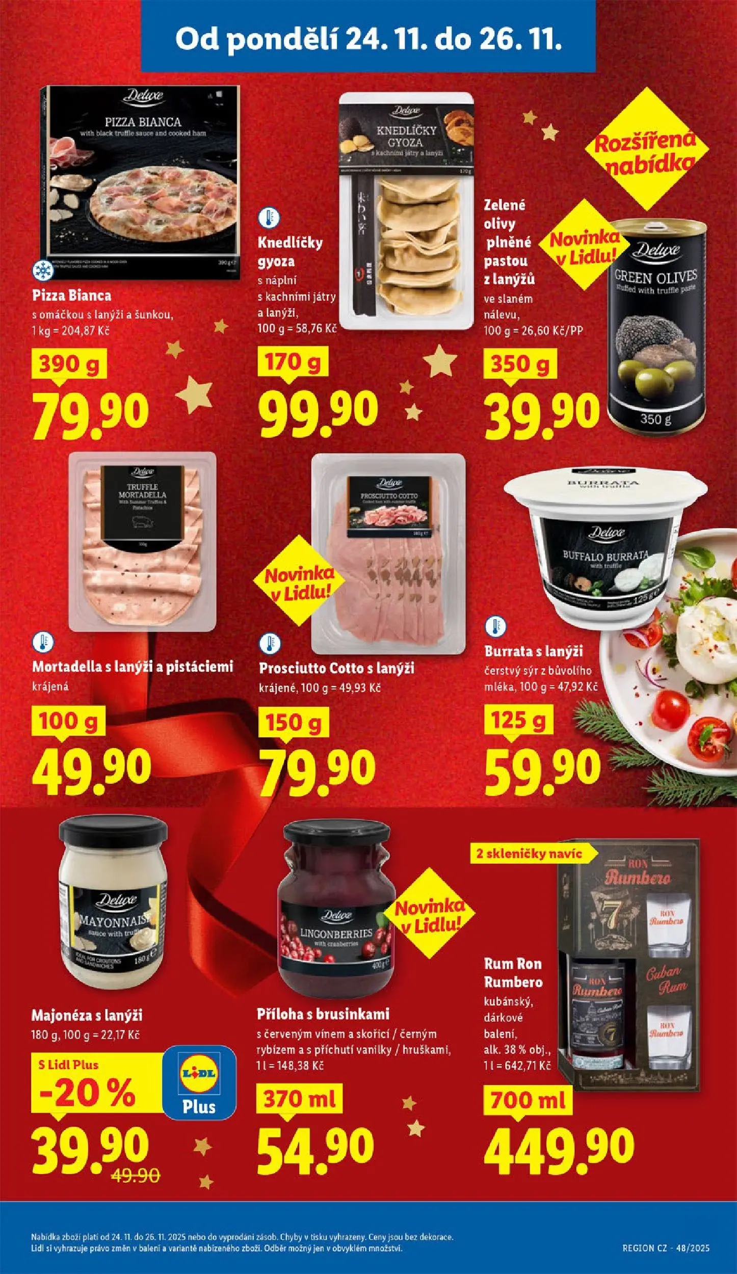 Lidl leták od 23.11.2025 - Nový akční leták | Strana: 23 | Produkty: Gyoza, Majonéza, Skleničky, Čerstvý sýr