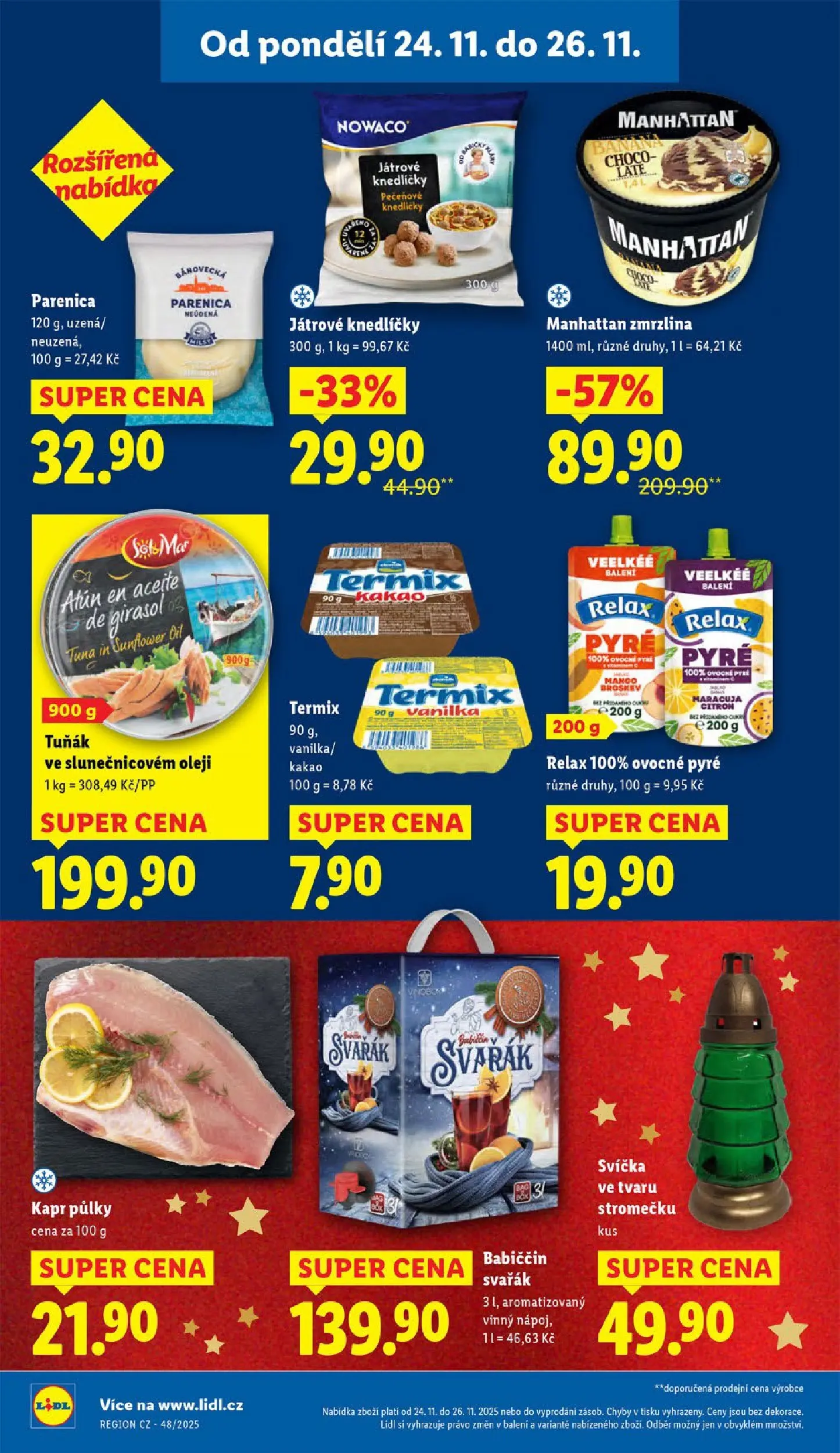 Lidl leták od 23.11.2025 - Nový akční leták | Strana: 30 | Produkty: Maracuja, Tuňák, Parenica, Kapr