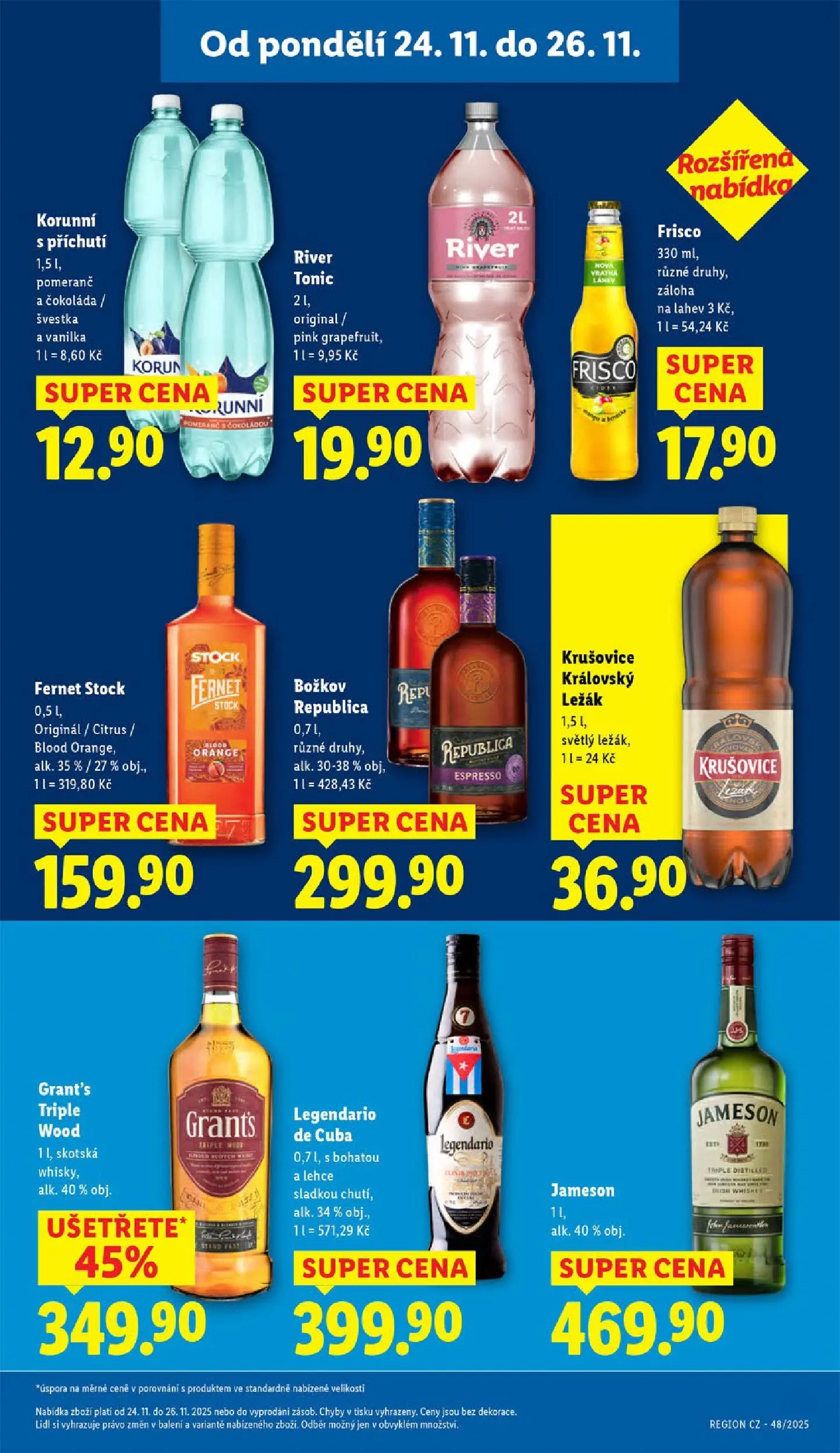 Lidl leták od 23.11.2025 - Nový akční leták | Strana: 31 | Produkty: Whisky, Fernet, Republica, Láhev
