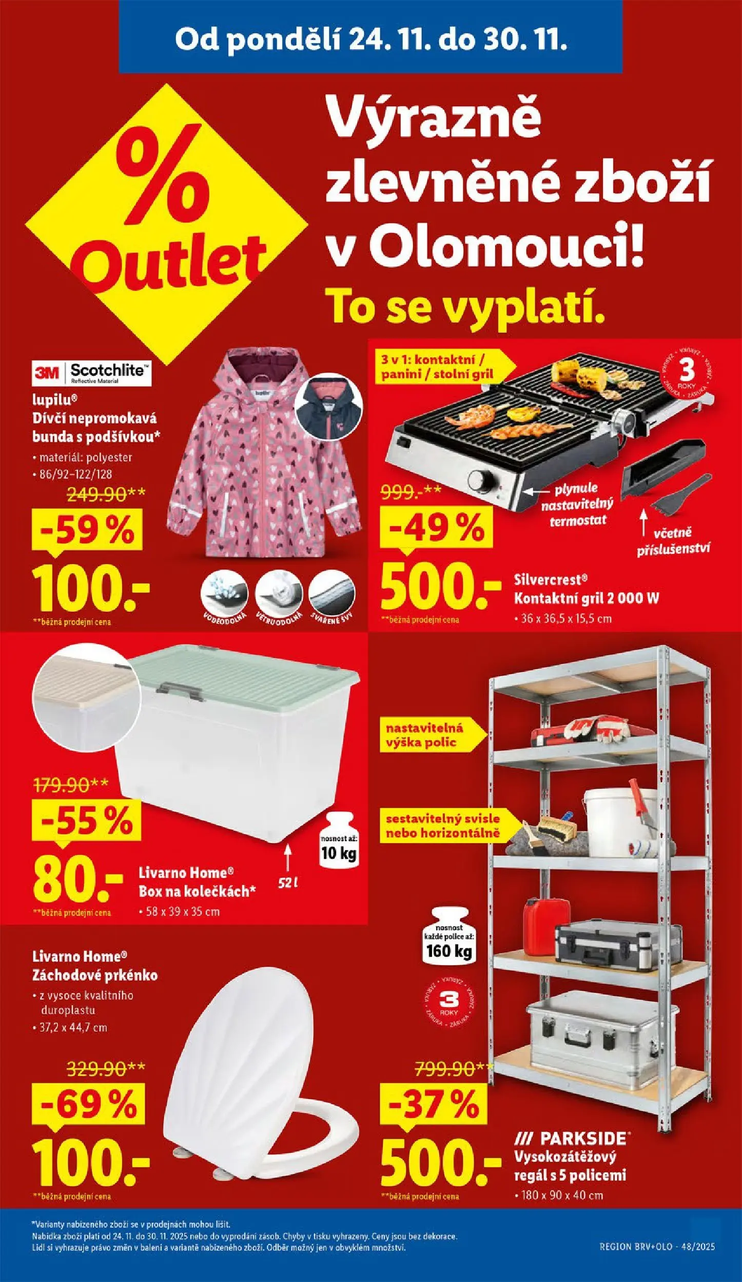 Lidl leták od 23.11.2025 - Nový akční leták | Strana: 41 | Produkty: Box, Parkside, Stolní gril, Regál