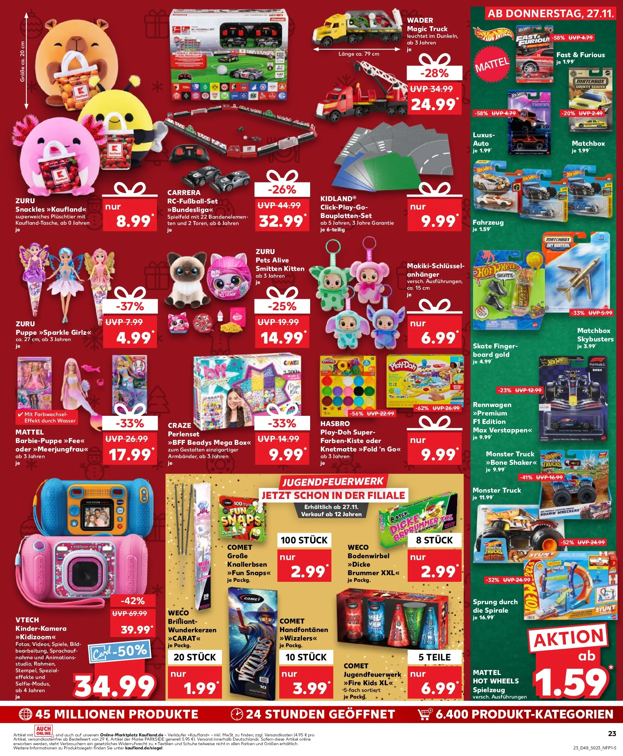 Prospekt Kaufland ab 27.11.2025 » Angebote Online zum Blättern | Seite: 23 | Produkte: Box, Monster, Wasser