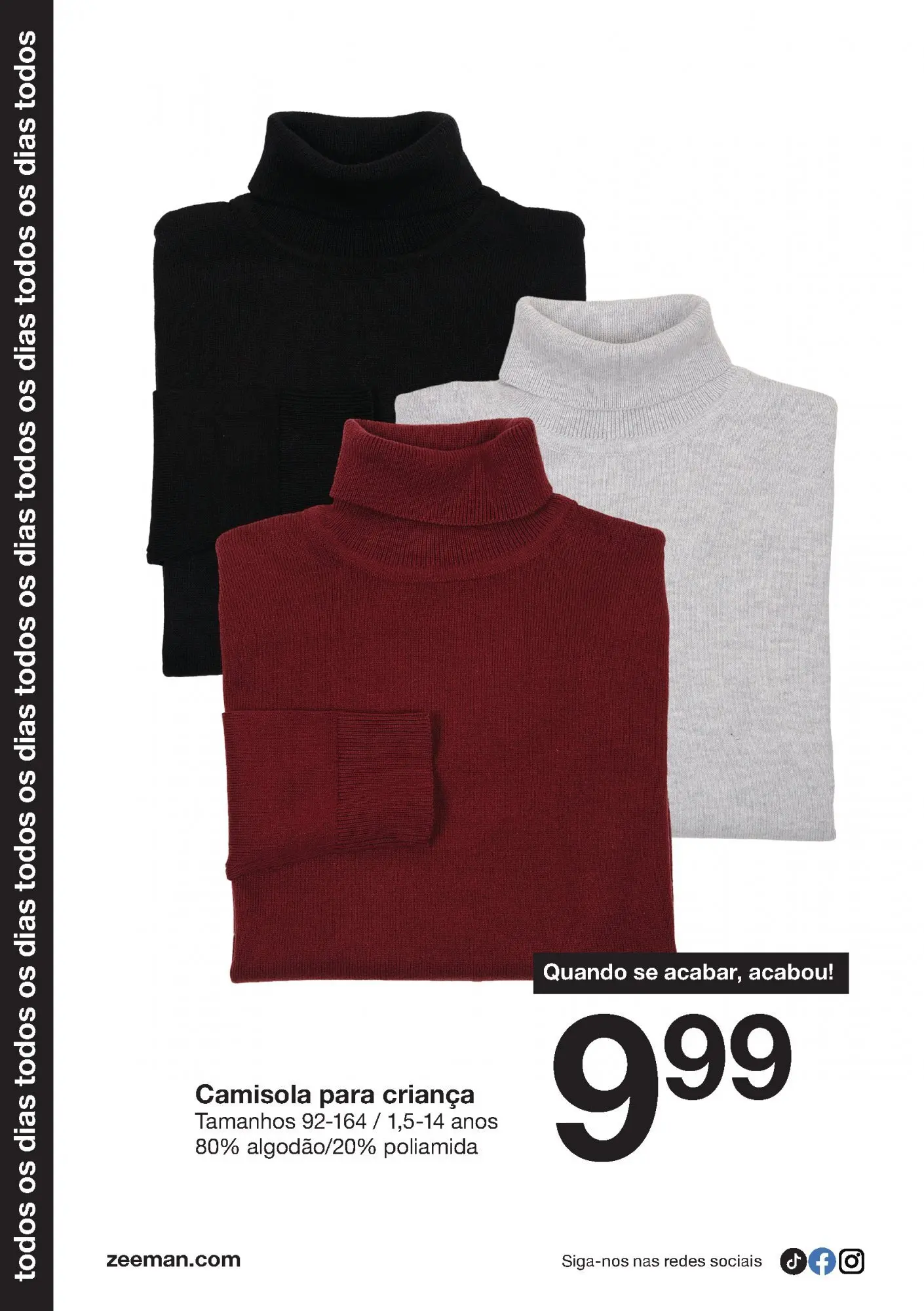 Ofertas - Folheto de Zeeman até 07.12.2025 » de 22/11/2025 - 07/12/2025 | Página: 10 | Produtos: Camisola