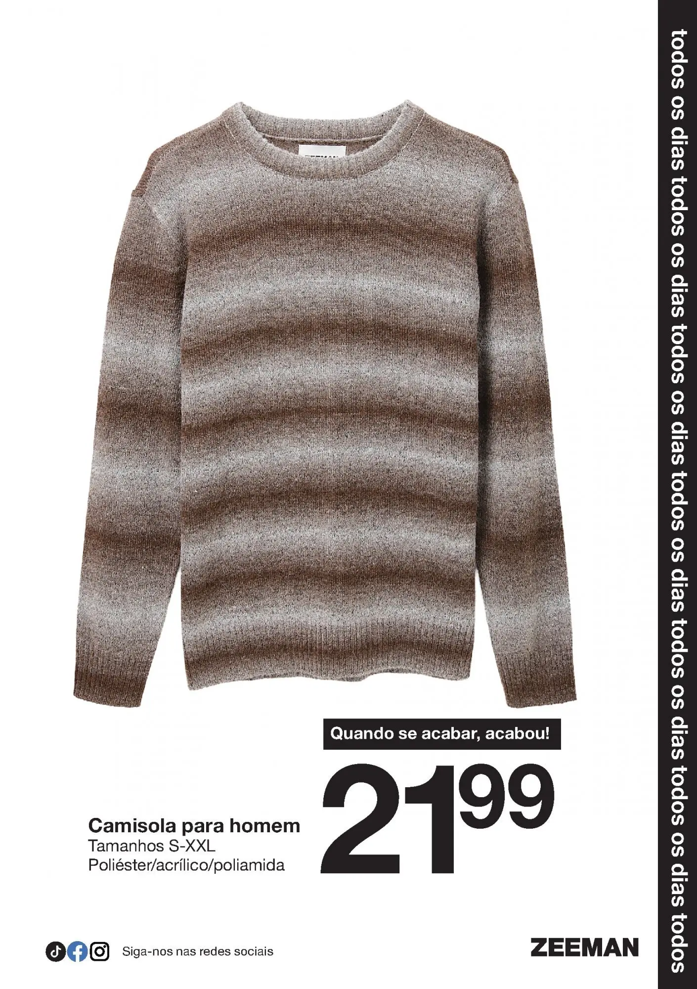 Ofertas - Folheto de Zeeman até 07.12.2025 » de 22/11/2025 - 07/12/2025 | Página: 11 | Produtos: Camisola