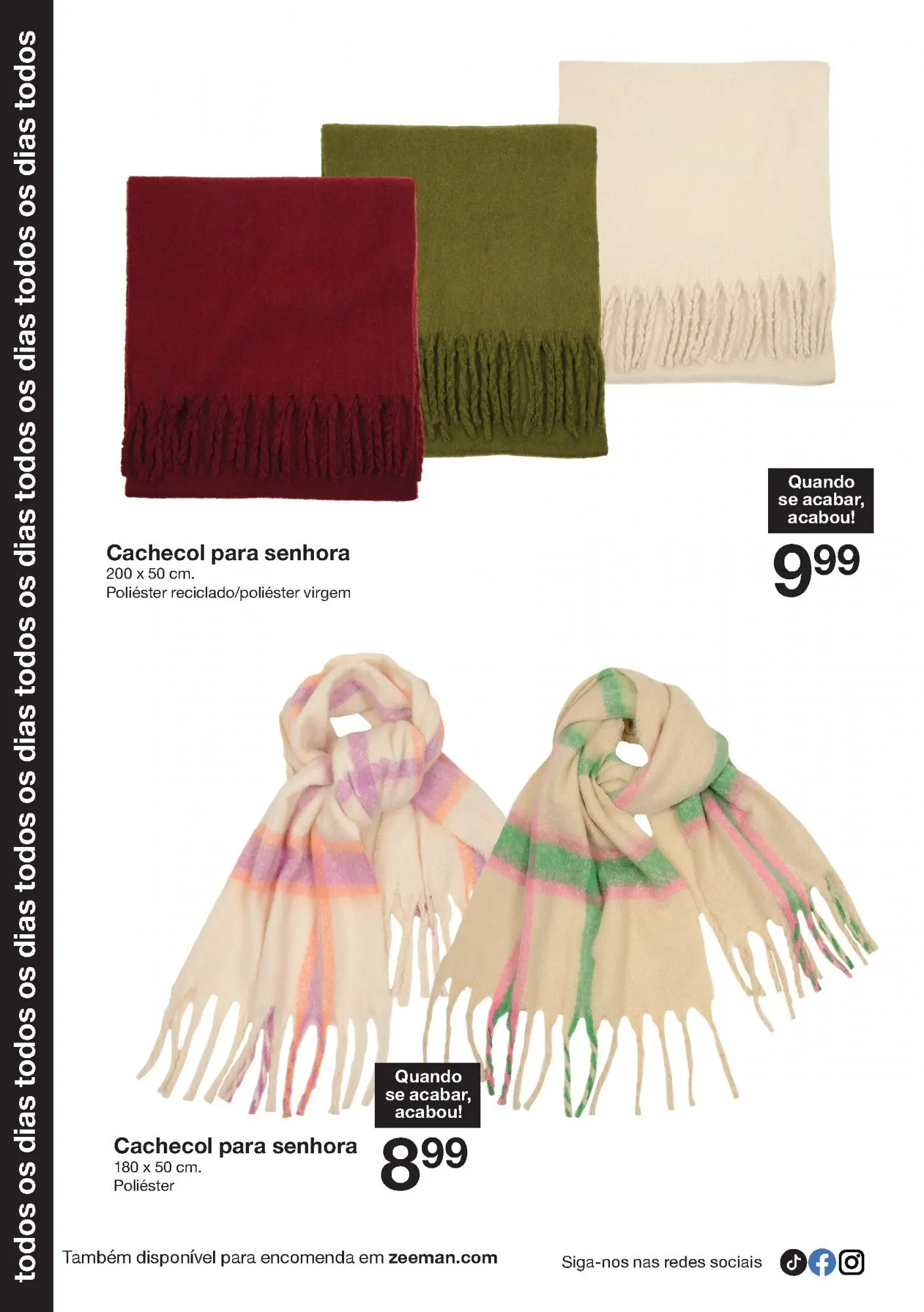 Ofertas - Folheto de Zeeman até 07.12.2025 » de 22/11/2025 - 07/12/2025 | Página: 12 | Produtos: Cachecol