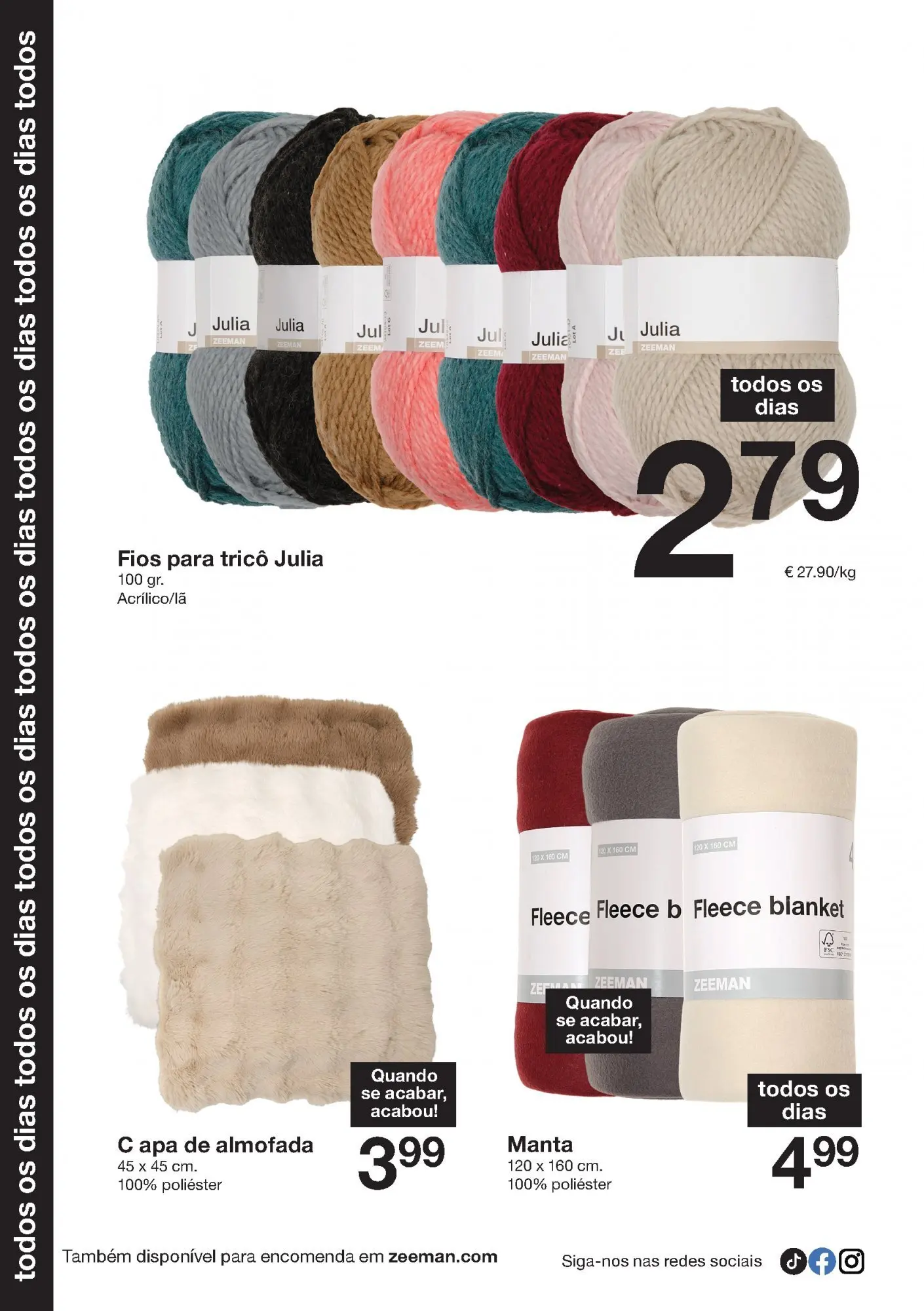 Ofertas - Folheto de Zeeman até 07.12.2025 » de 22/11/2025 - 07/12/2025 | Página: 16 | Produtos: Almofada