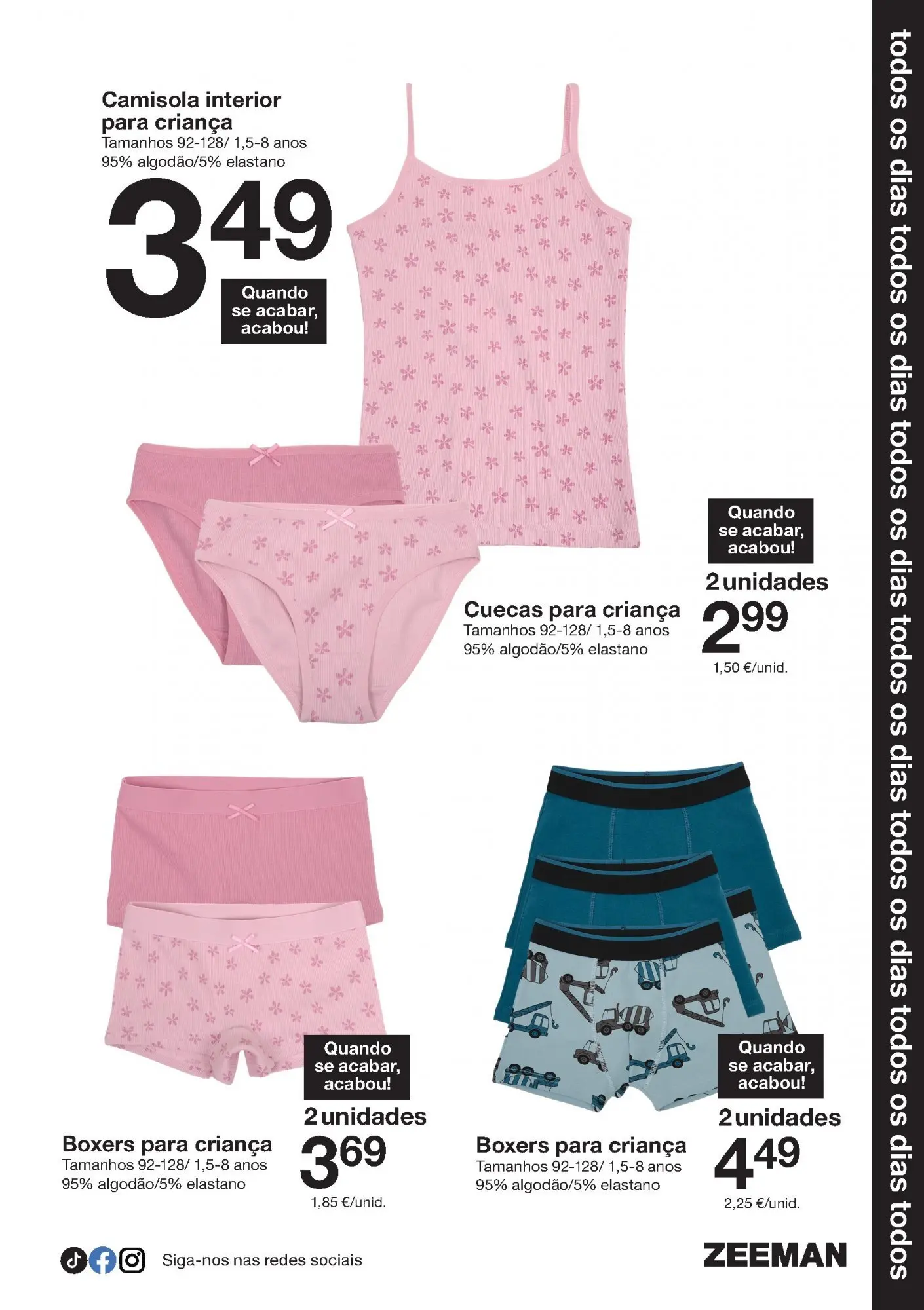 Ofertas - Folheto de Zeeman até 07.12.2025 » de 22/11/2025 - 07/12/2025 | Página: 19 | Produtos: Camisola, Cuecas