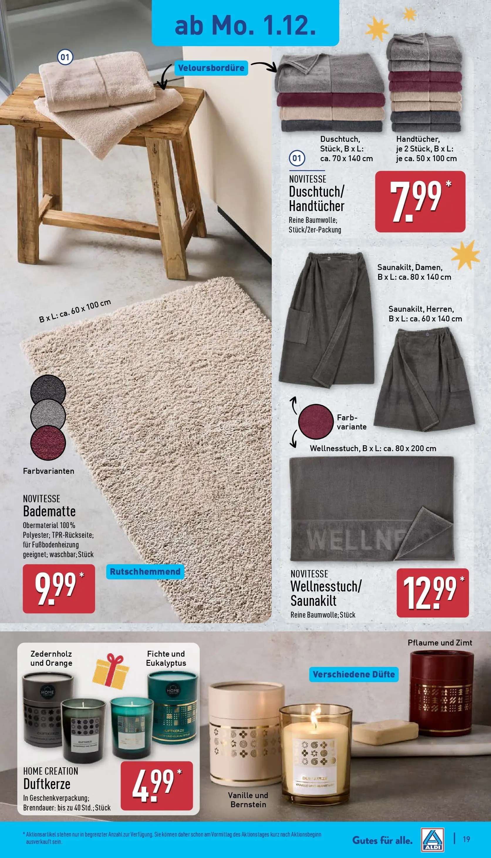 Aldi - ALDI Nord: Wochenangebote (ab 30.11.2025) » Angebote Online | Seite: 20 | Produkte: Home creation