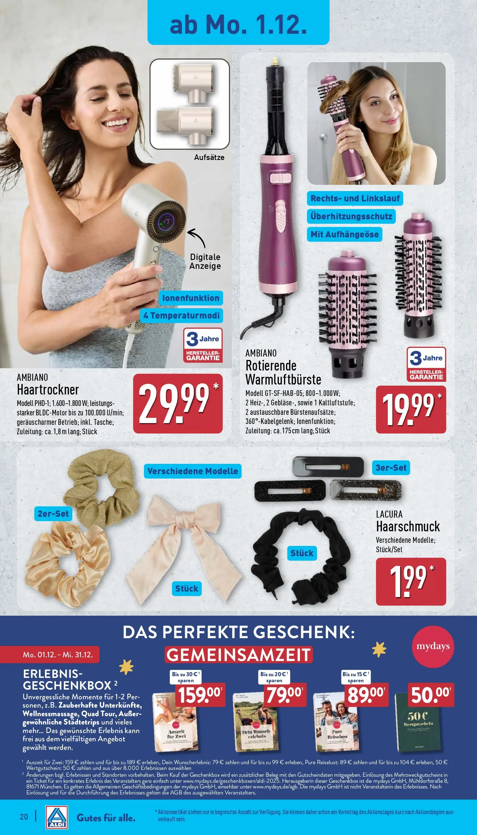 Aldi - ALDI Nord: Wochenangebote (ab 30.11.2025) » Angebote Online | Seite: 21 | Produkte: Haartrockner