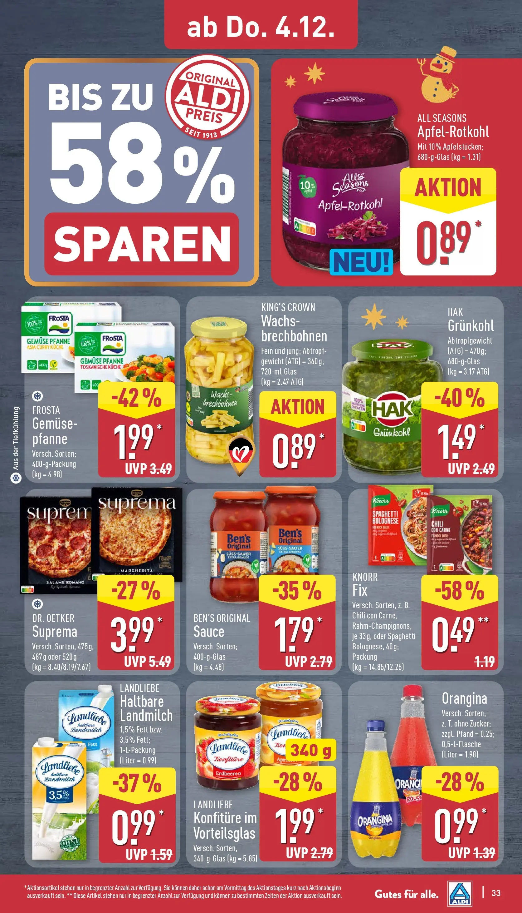 Aldi - ALDI Nord: Wochenangebote (ab 30.11.2025) » Angebote Online | Seite: 34 | Produkte: Küche, Knorr, Chili, Erdbeeren
