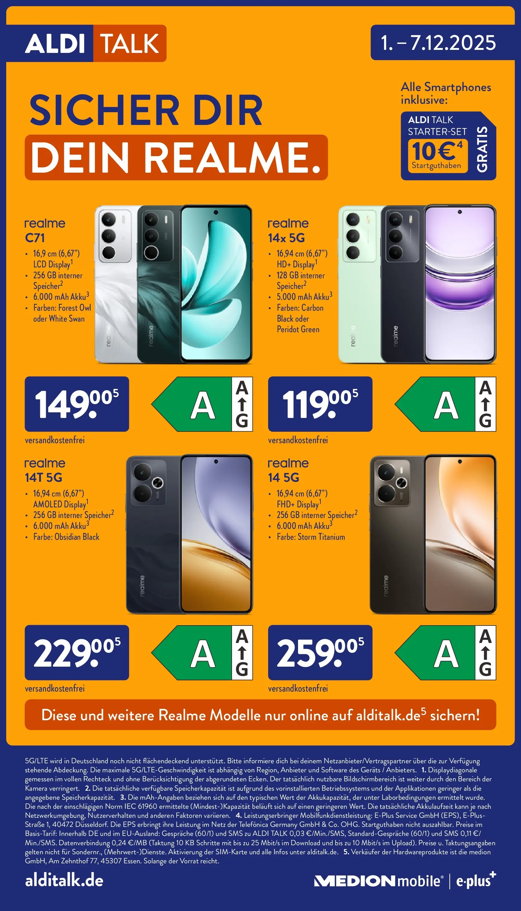 Aldi - ALDI Nord: Wochenangebote (ab 30.11.2025) » Angebote Online | Seite: 42 | Produkte: Kamera, Smartphones