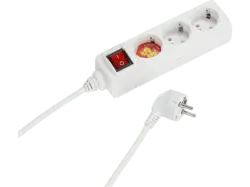 Vivanco 28256 3-fach Steckdosenleiste mit Schalter, 1.4 m