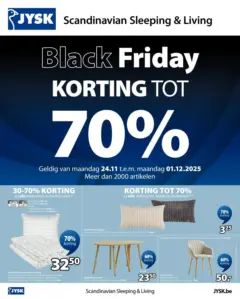JYSK - Black Friday  - Voorbeeld van een folder van JYSK, geldig van 23.11.2025