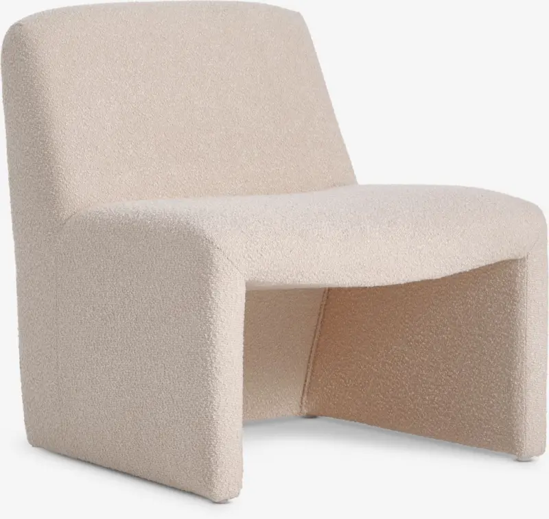 JYSK Fotoliu BULLERUP plușat crem