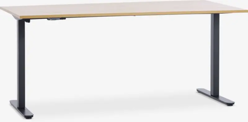 JYSK Birou reglabil SVANEKE 80x160 stejar/negru
