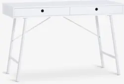 JYSK Birou LINDVED 48x120 2 sertare alb