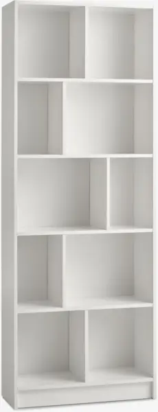 JYSK Bibliotecă MOSBJERG 10 rafturi alb