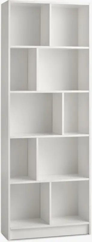 JYSK Bibliotecă MOSBJERG 10 rafturi alb