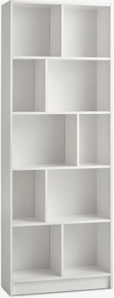 JYSK Bibliotecă MOSBJERG 10 rafturi alb