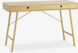 JYSK Birou LINDVED 48x120 2 sertare stejar natur