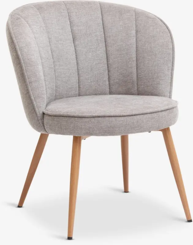 JYSK Fotoliu HOLMDRUP gri/stejar natur