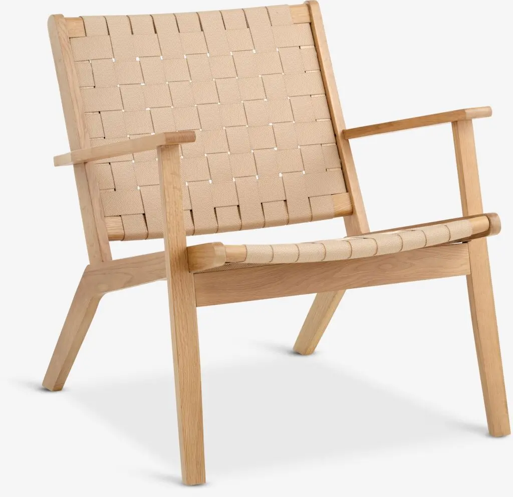 JYSK Fotoliu VADEHAVET natur/stejar