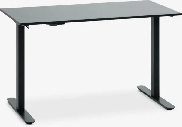 JYSK Birou reglabil SVANEKE 60x120 negru