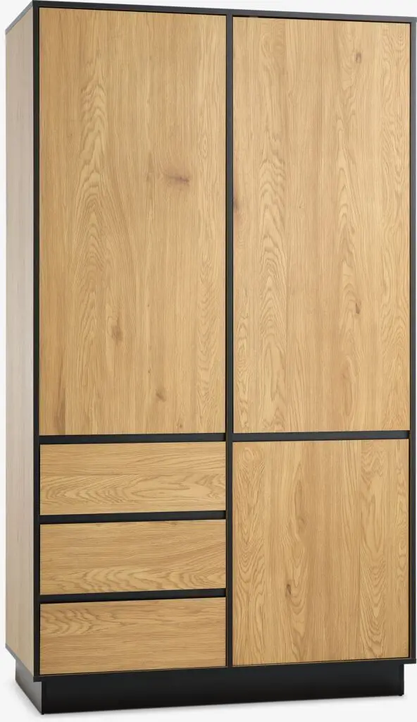 JYSK Dulap ODENSE 120x210 3 uși 3 sertare stejar cald