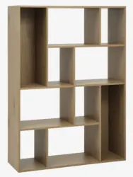 JYSK Separator cameră GADEHUSE 10 rafturi stejar natur