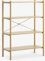 JYSK JYSK Etajeră LINDVED 4 rafturi stejar natur - de la 02-12-25