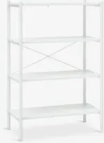 JYSK JYSK Etajeră LINDVED 4 rafturi albă - p&acirc;nă la 15-04-26