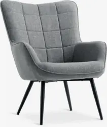 JYSK Fotoliu ULDUM gri/negru