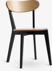 JYSK Scaun JEGIND stejar natur/negru