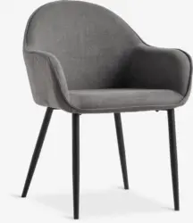 JYSK Scaun SABRO gri/negru