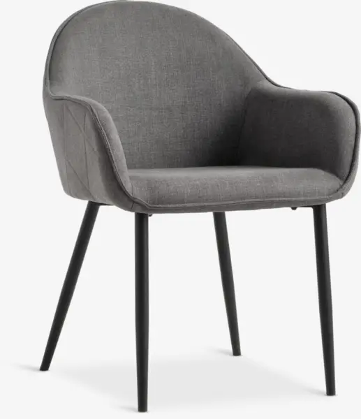 JYSK Scaun SABRO gri/negru