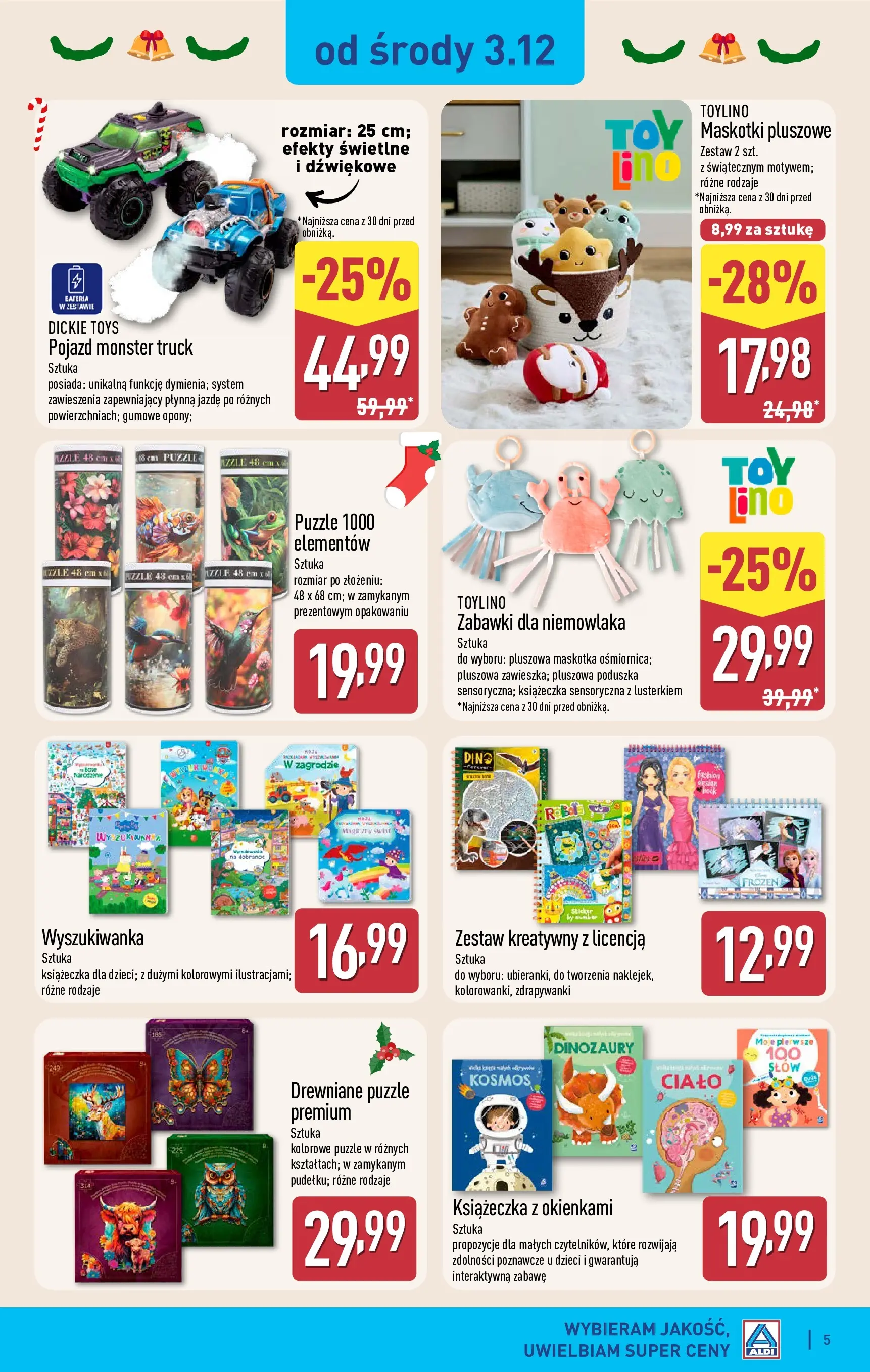 Aldi Gazetka - Hity od Środy i od Soboty od 03.12.2025 - Ulotka PDF, promocje | Strona: 5 | Produkty: Poduszka, Bateria