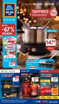 Aldi Süd - Aldi Süd: Wochenangebote ab 01.12.2025 gültig
