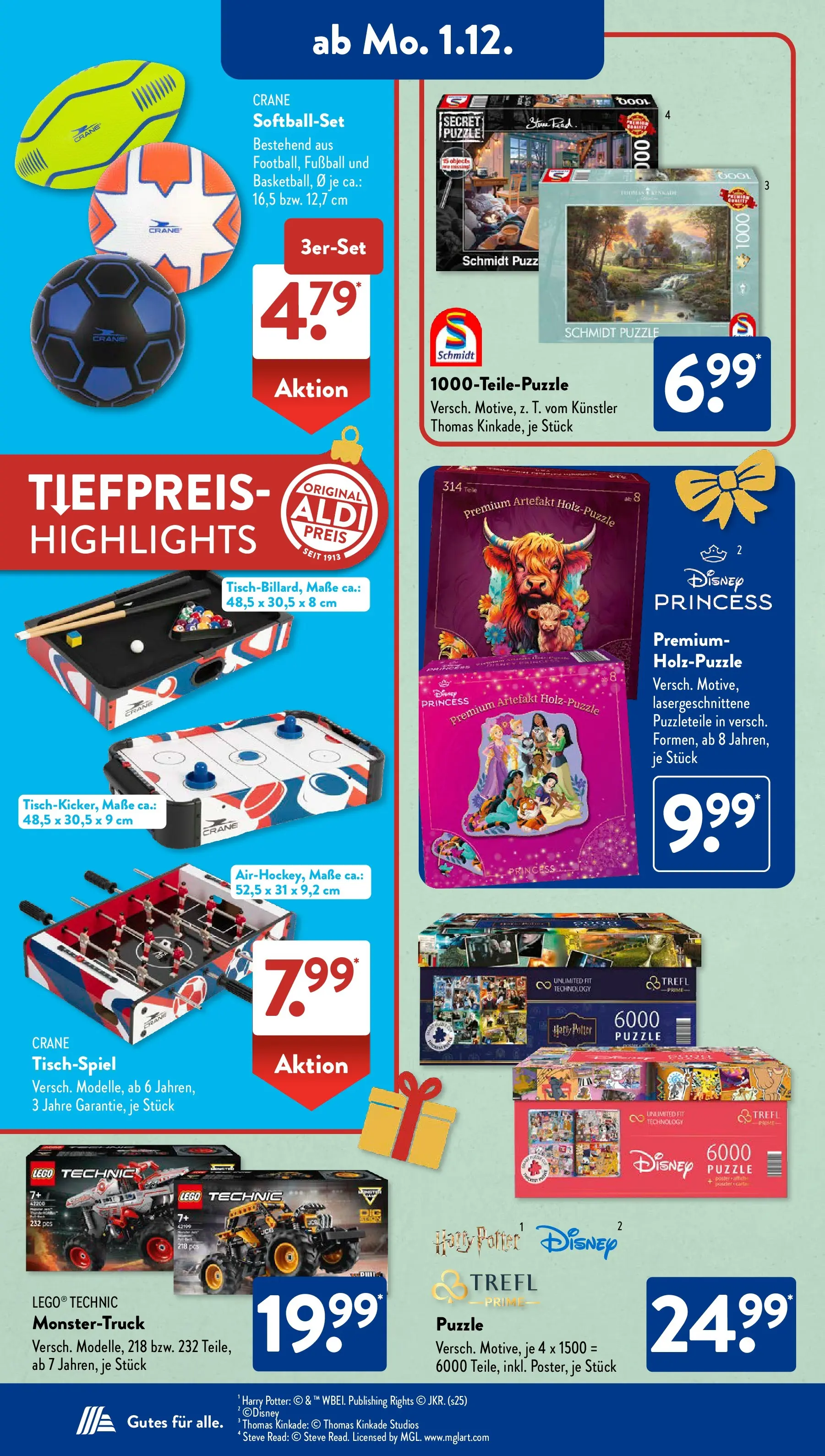 Aldi Süd - Aldi Süd: Wochenangebote (ab 30.11.2025) zum Blättern | Seite: 14 | Produkte: Fußball