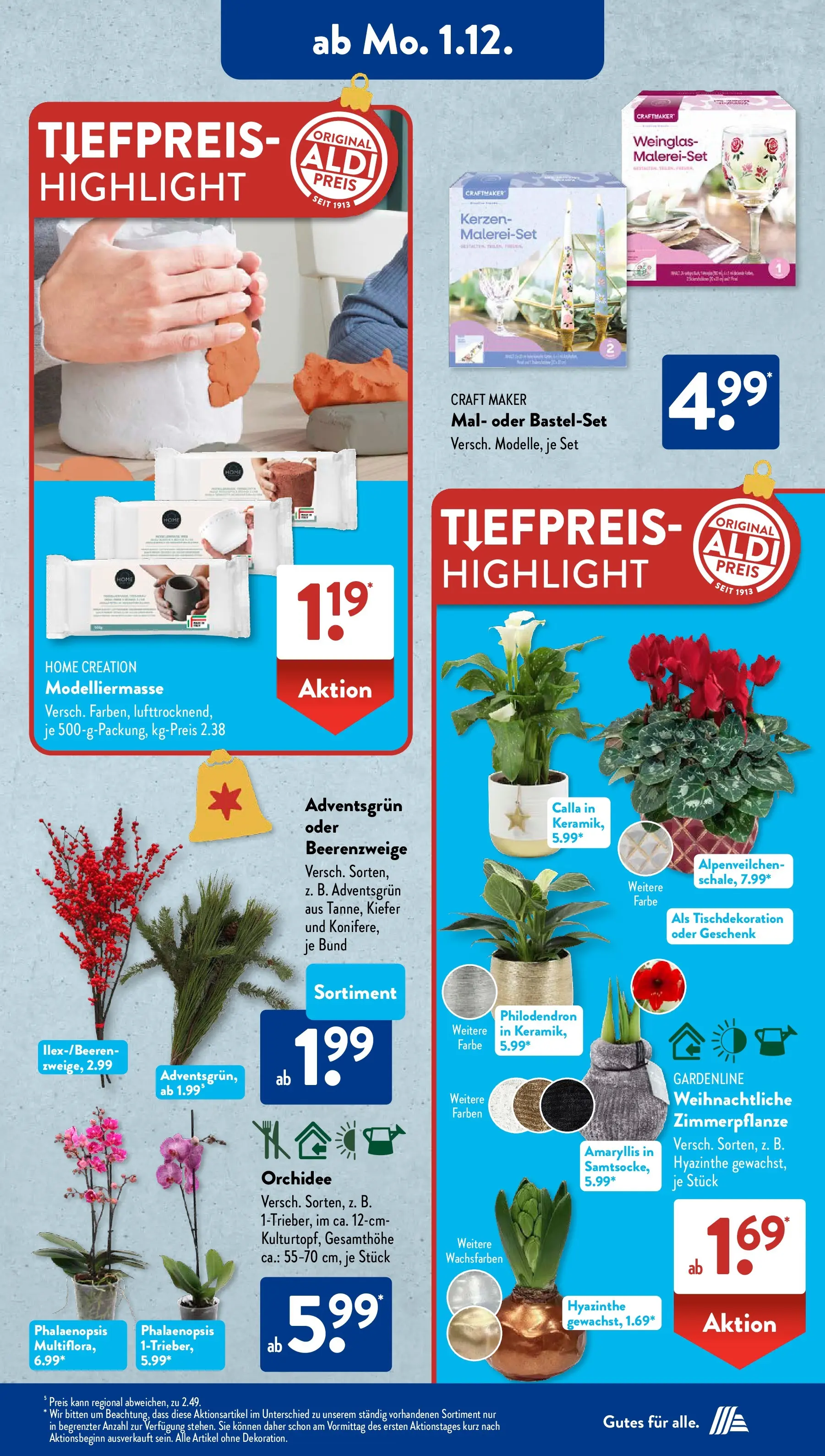 Aldi Süd - Aldi Süd: Wochenangebote (ab 30.11.2025) zum Blättern | Seite: 15 | Produkte: Orchidee, Home creation